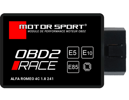 Boitier additionnel Alfa Romeo 4c 1.8 241 - OBD2 RACE