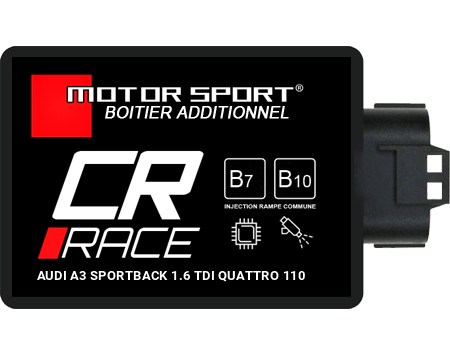Boitier additionnel Audi A3 Sportback 1.6 TDI QUATTRO 110 - CR RACE