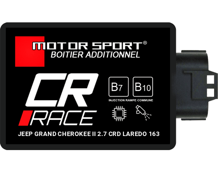 Boitier additionnel Jeep Grand Cherokee II 2.7 CRD LAREDO 163 - CR RACE