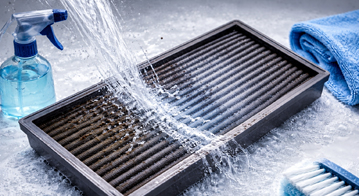 Filtre à air lavable